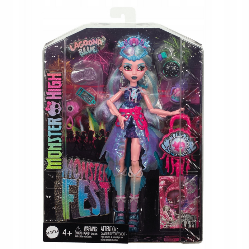 Mattel Monster High Monster Fest Lagoona Modrá bábika 29 cm